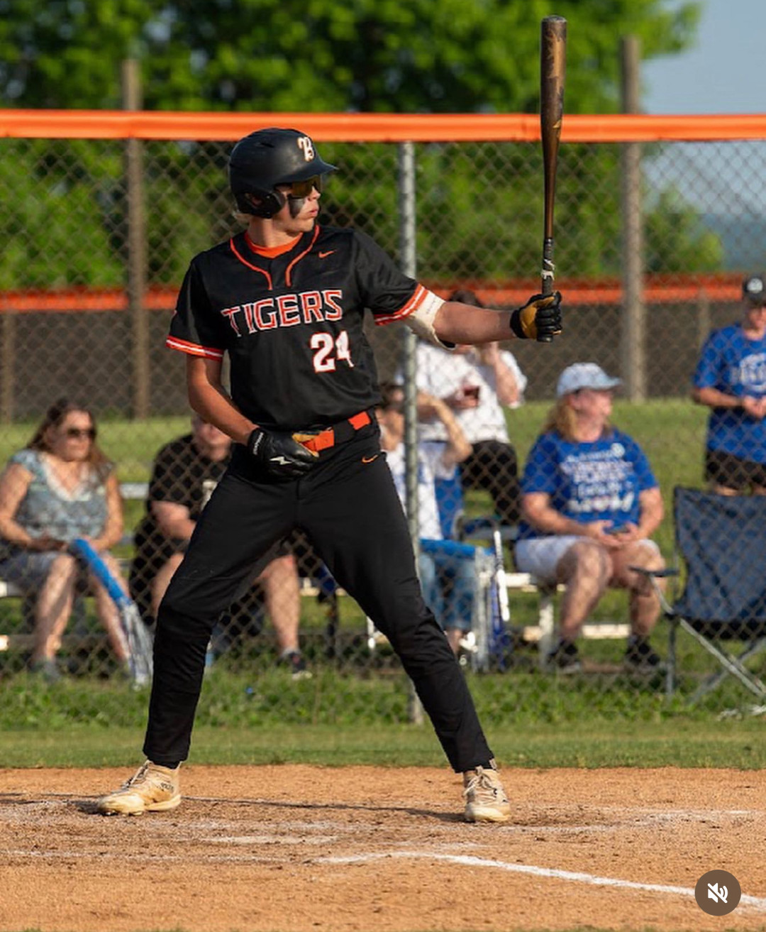 Batter with bat up
