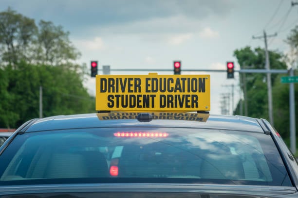 Picture of driver's ed car.
