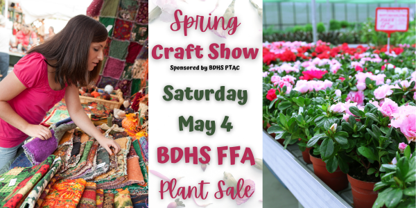 Craft show and plant sale 